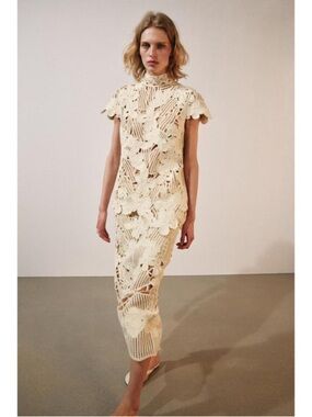 ZARA CROCHET MIDI SKIRT ZW COLLECTION